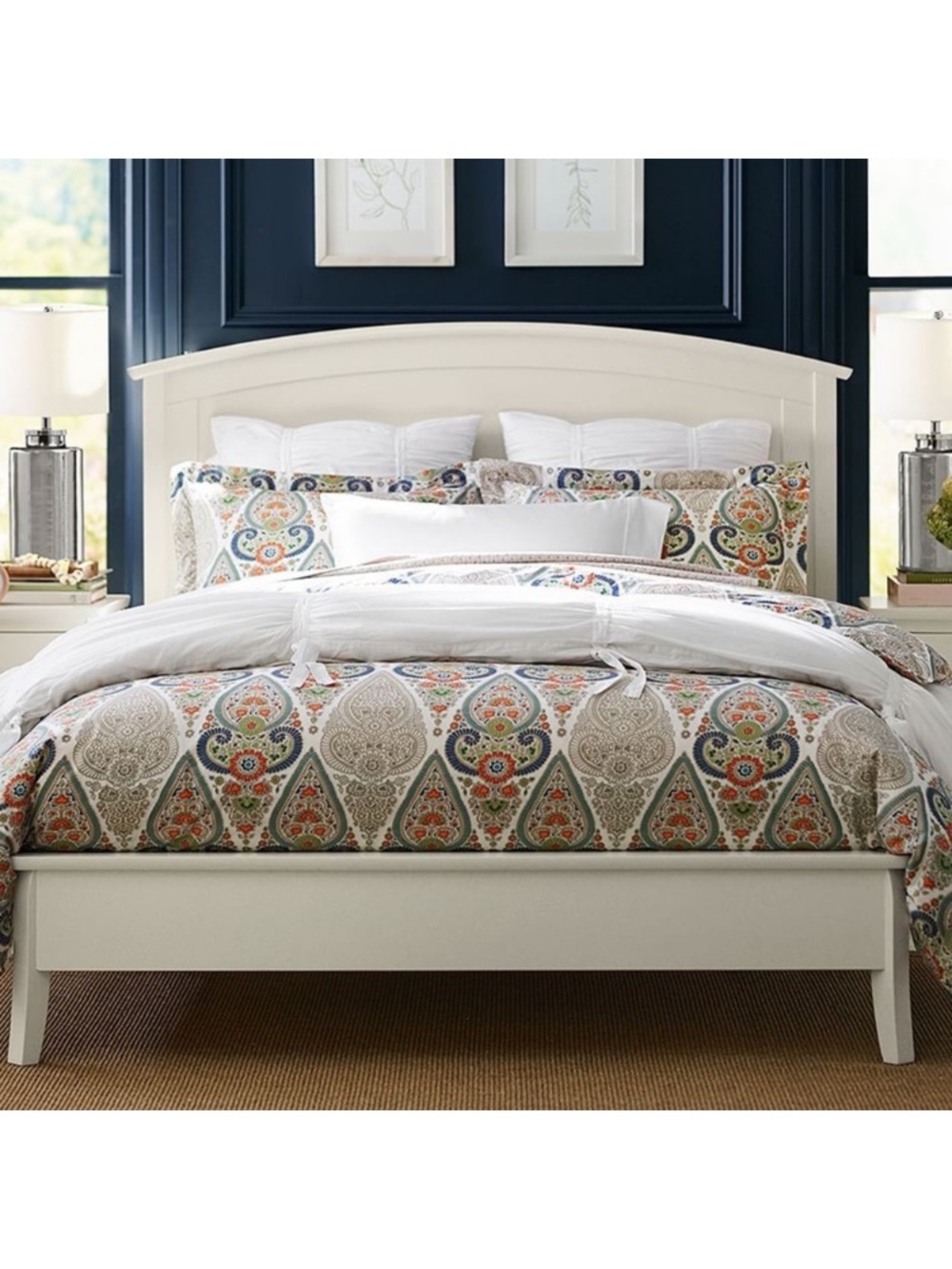 Like new Pottery Barn Gisela Paisley Twin Duvet set of 2 w PB teen comforters